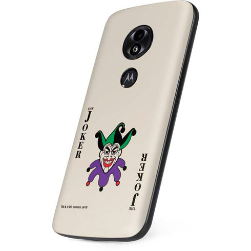 DC Comics The Joker Calling Card Moto E5 Play Skin